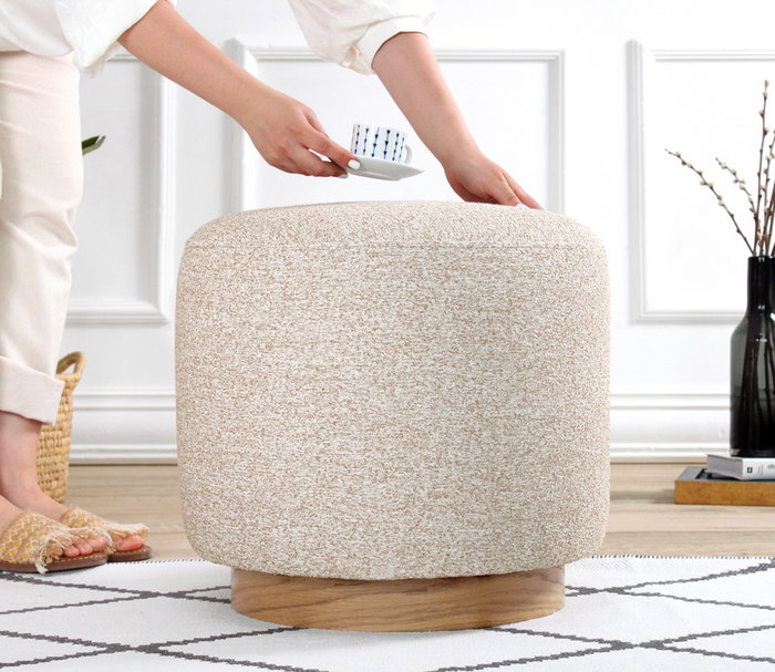 Atelier Del Sofa Cheriton Puf - Beige Atelier Del Sofa Cheriton Puf - Beige